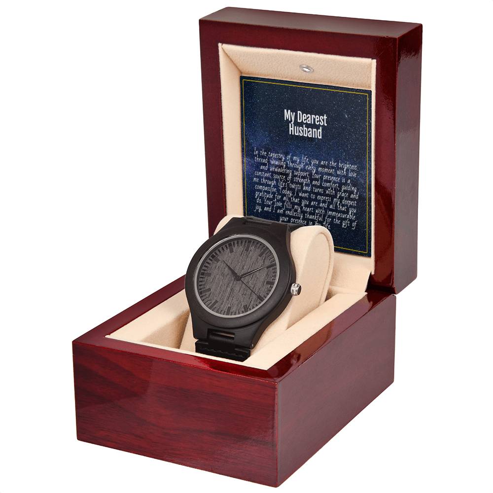 Classy Men Wooden Wrist Watch for him