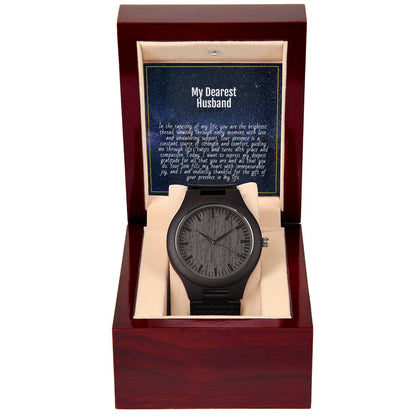 Classy Men Wooden Wrist Watch for him