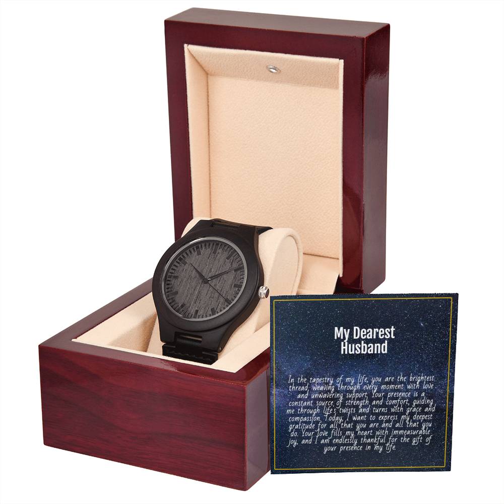 Classy Men Wooden Wrist Watch for him