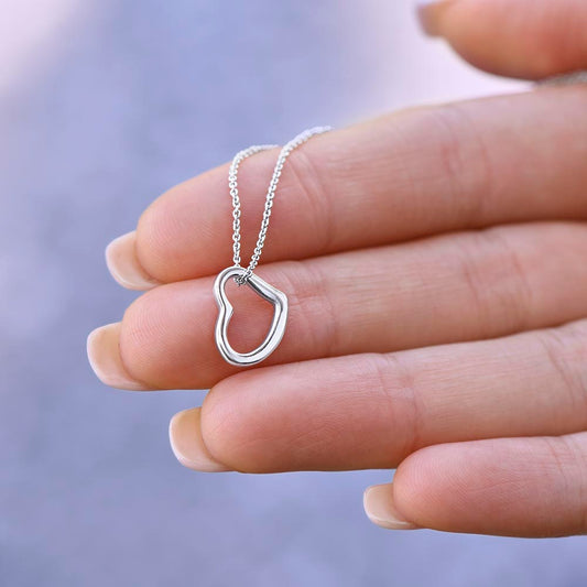 Beautiful Delicate Heart Necklace for Her