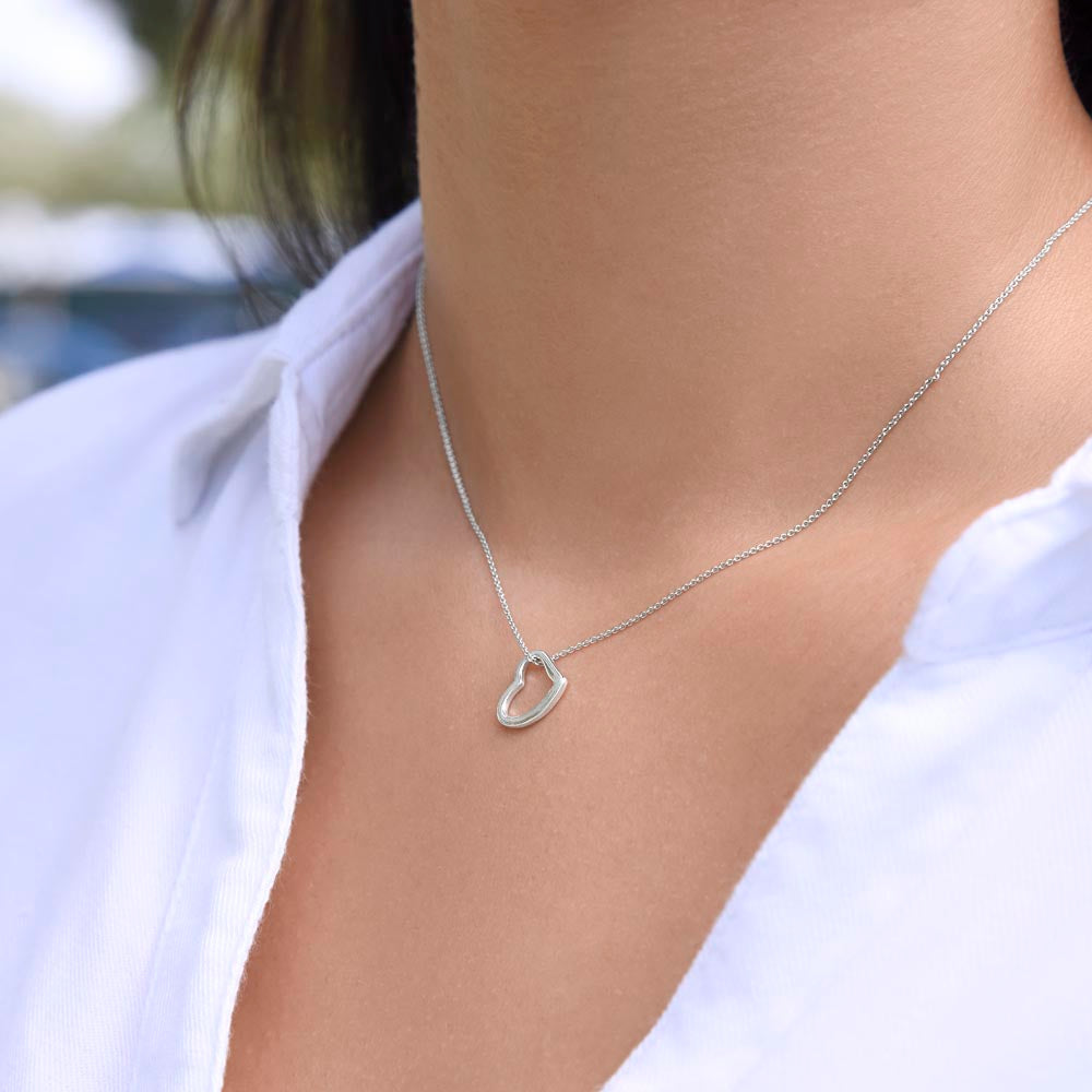 Beautiful Delicate Heart Necklace for Her