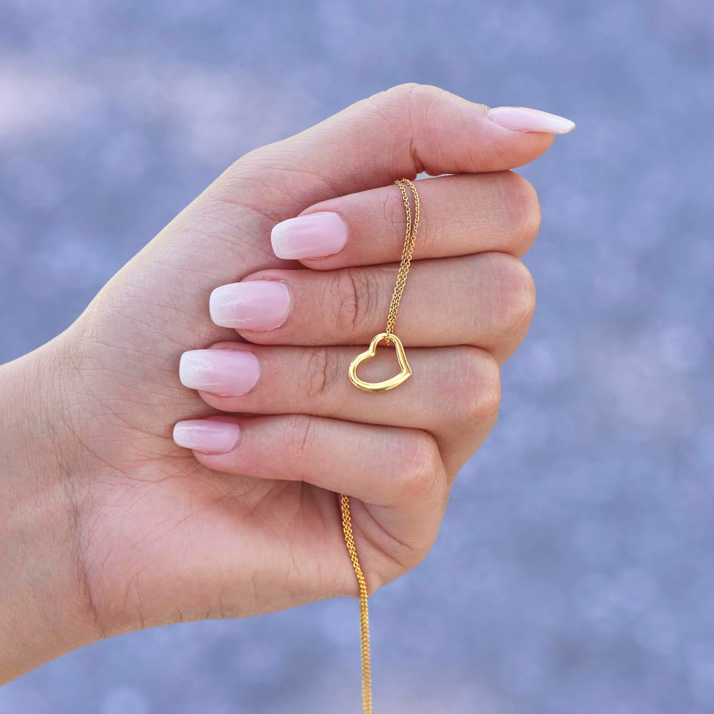 Beautiful Delicate Heart Necklace for Her