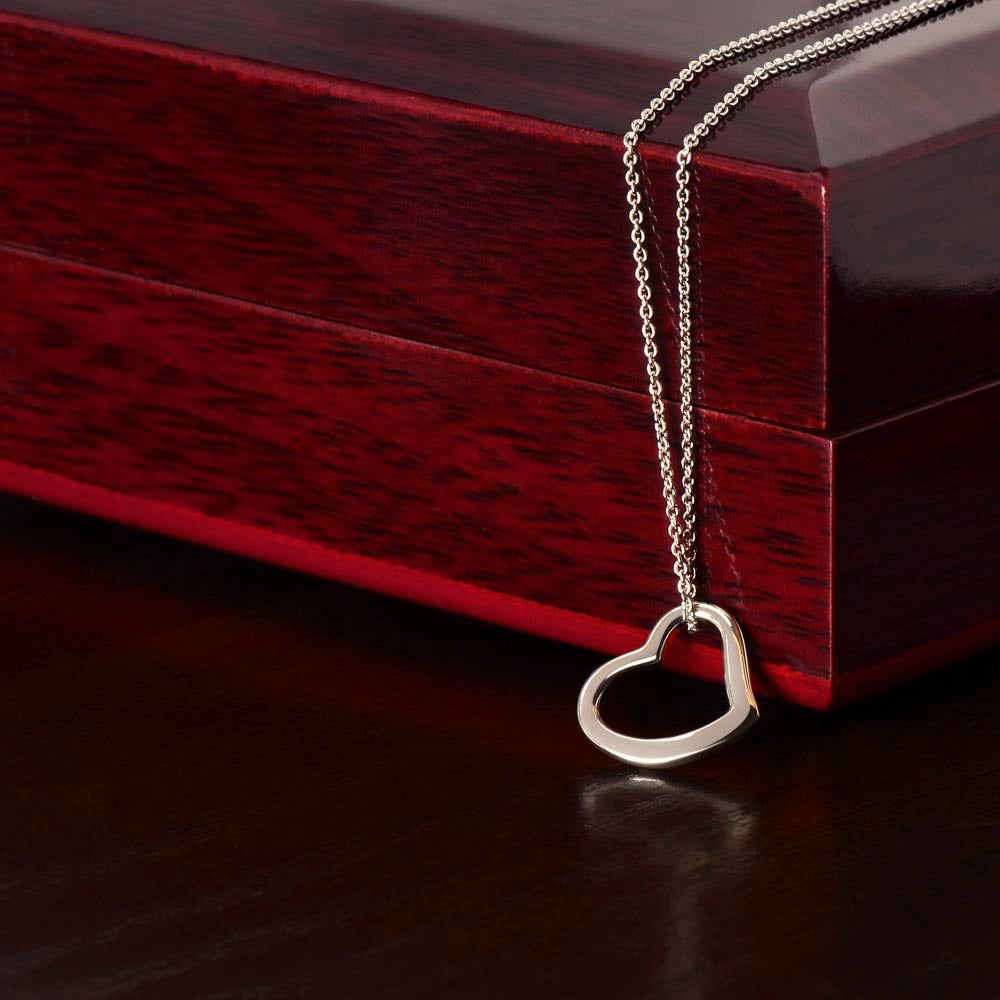 Beautiful Delicate Heart Necklace for Her