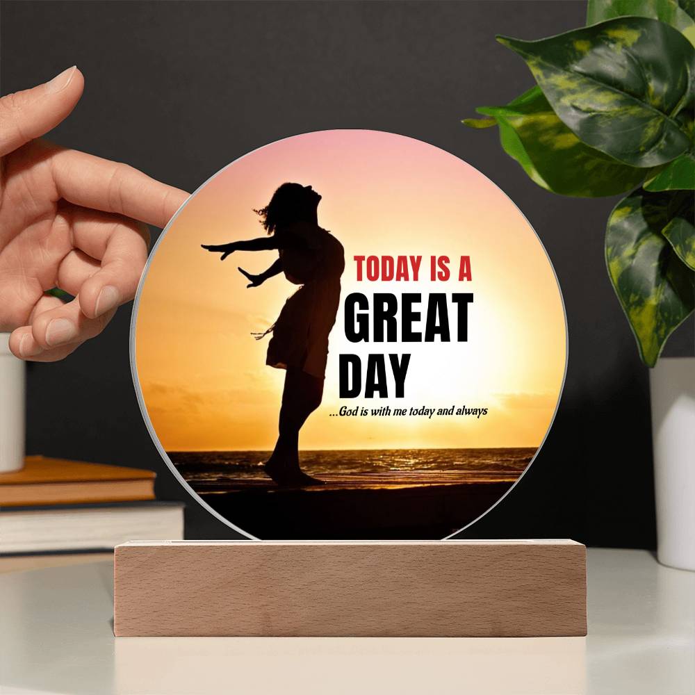 Daily Positive Affirmation Acrylic Decor