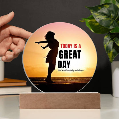 Daily Positive Affirmation Acrylic Decor