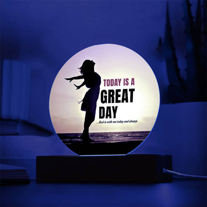 Daily Positive Affirmation Acrylic Decor