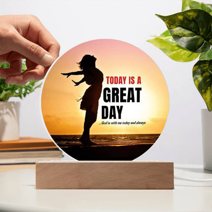 Daily Positive Affirmation Acrylic Decor