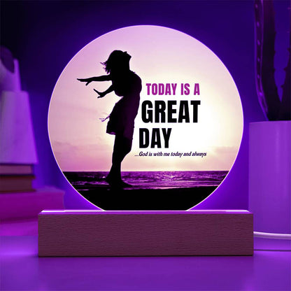 Daily Positive Affirmation Acrylic Decor