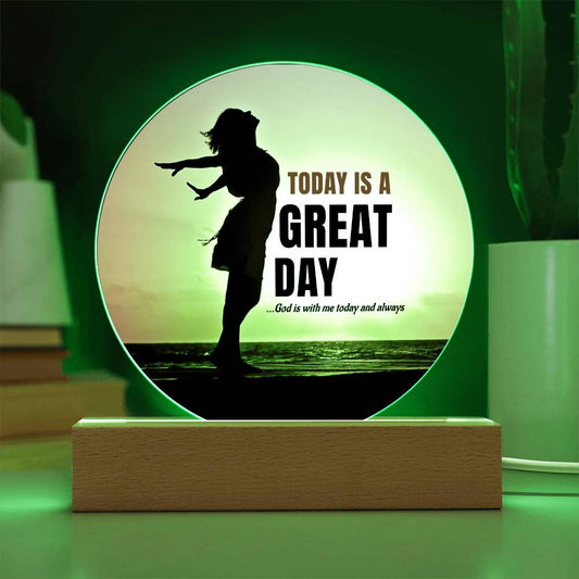 Daily Positive Affirmation Acrylic Decor