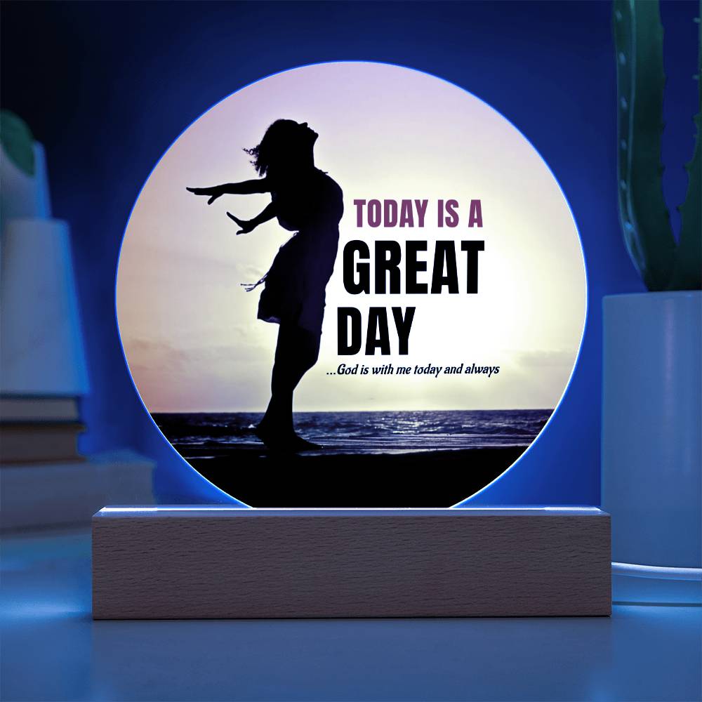 Daily Positive Affirmation Acrylic Decor