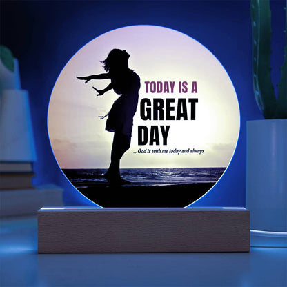 Daily Positive Affirmation Acrylic Decor