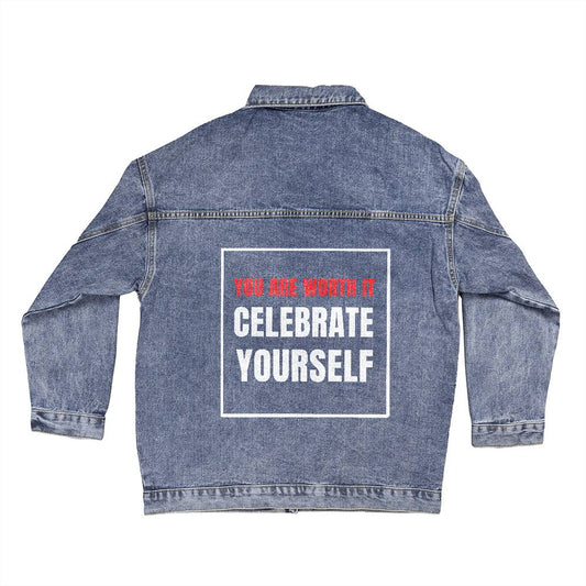 Oversized Women's DTG Denim Jacket for Her