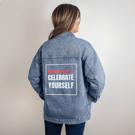 Oversized Women's DTG Denim Jacket for Her